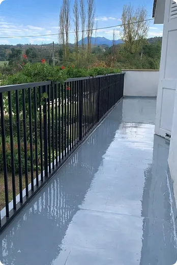 etancheite de balcon en résines à Estancarbon près de Saint-Gaudens en Haute-Garonne 31