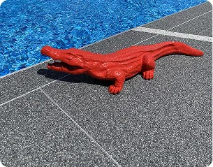 Pose de moquette de pierre autour d'une piscine à Estancarbon près de Saint-Gaudens en Haute-Garonne 31