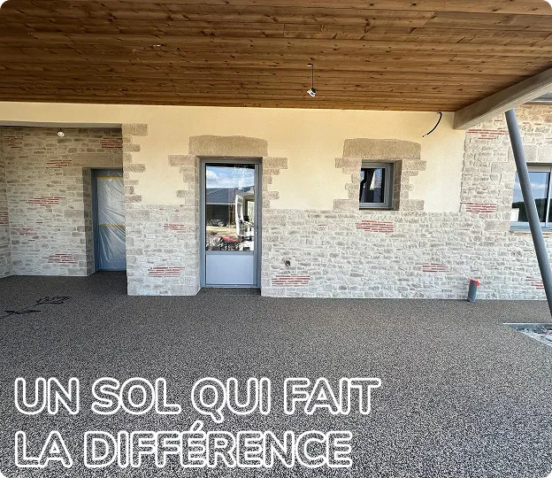 pose de moquette de pierre à Estancarbon près de Saint-Gaudens en Haute-Garonne 31