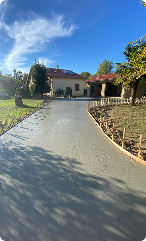 réalisation de dalle béton à Estancarbon près de Saint-Gaudens en Haute-Garonne 31