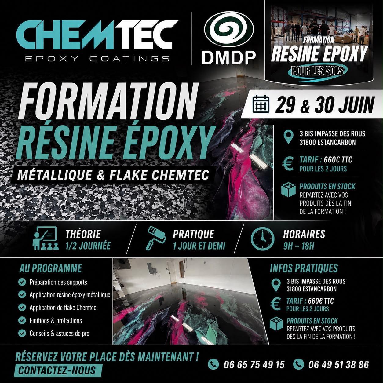 Formation Juin 2026 - Résine époxy