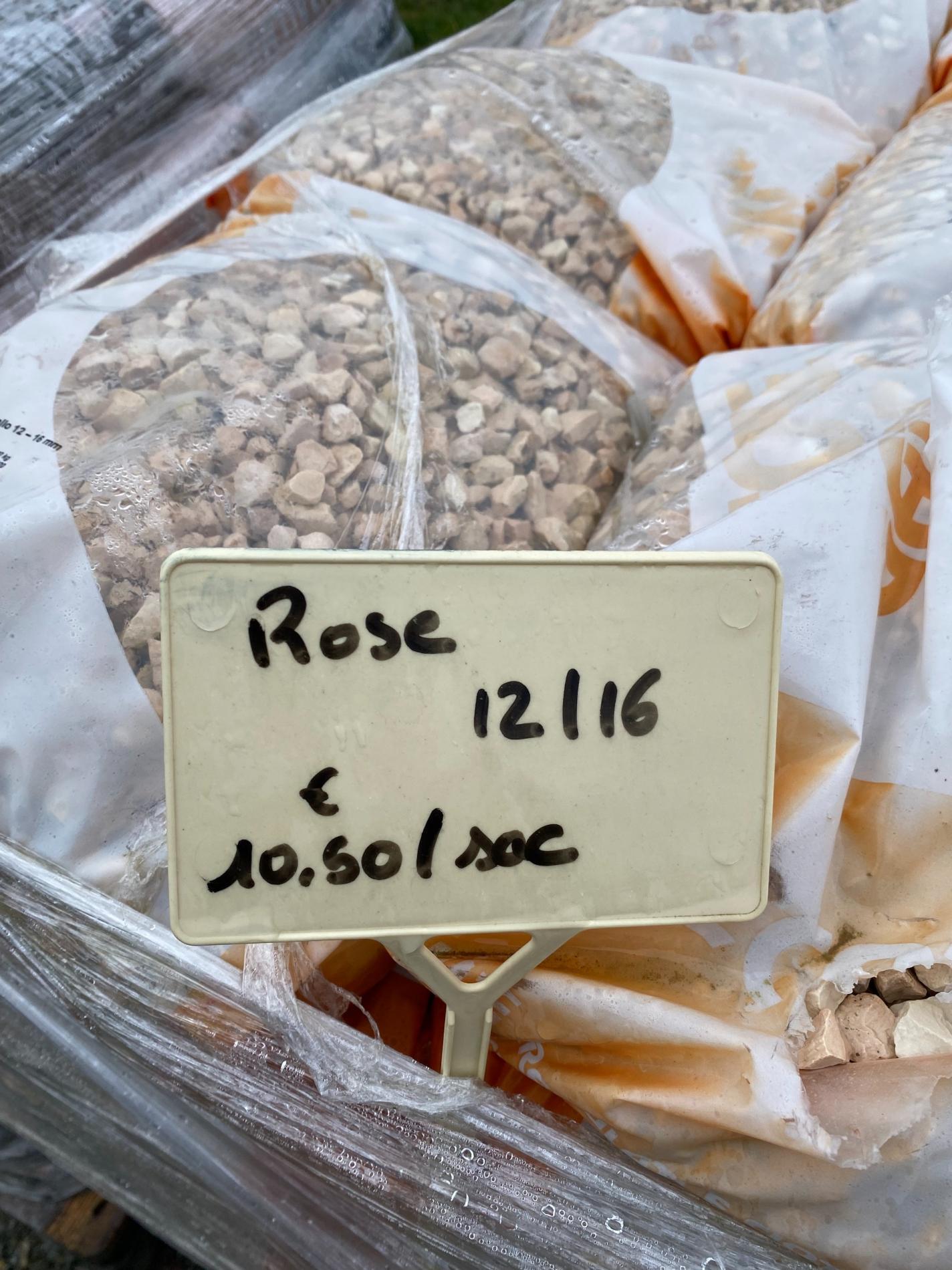 Graviers décoratifs Rosés 12/16