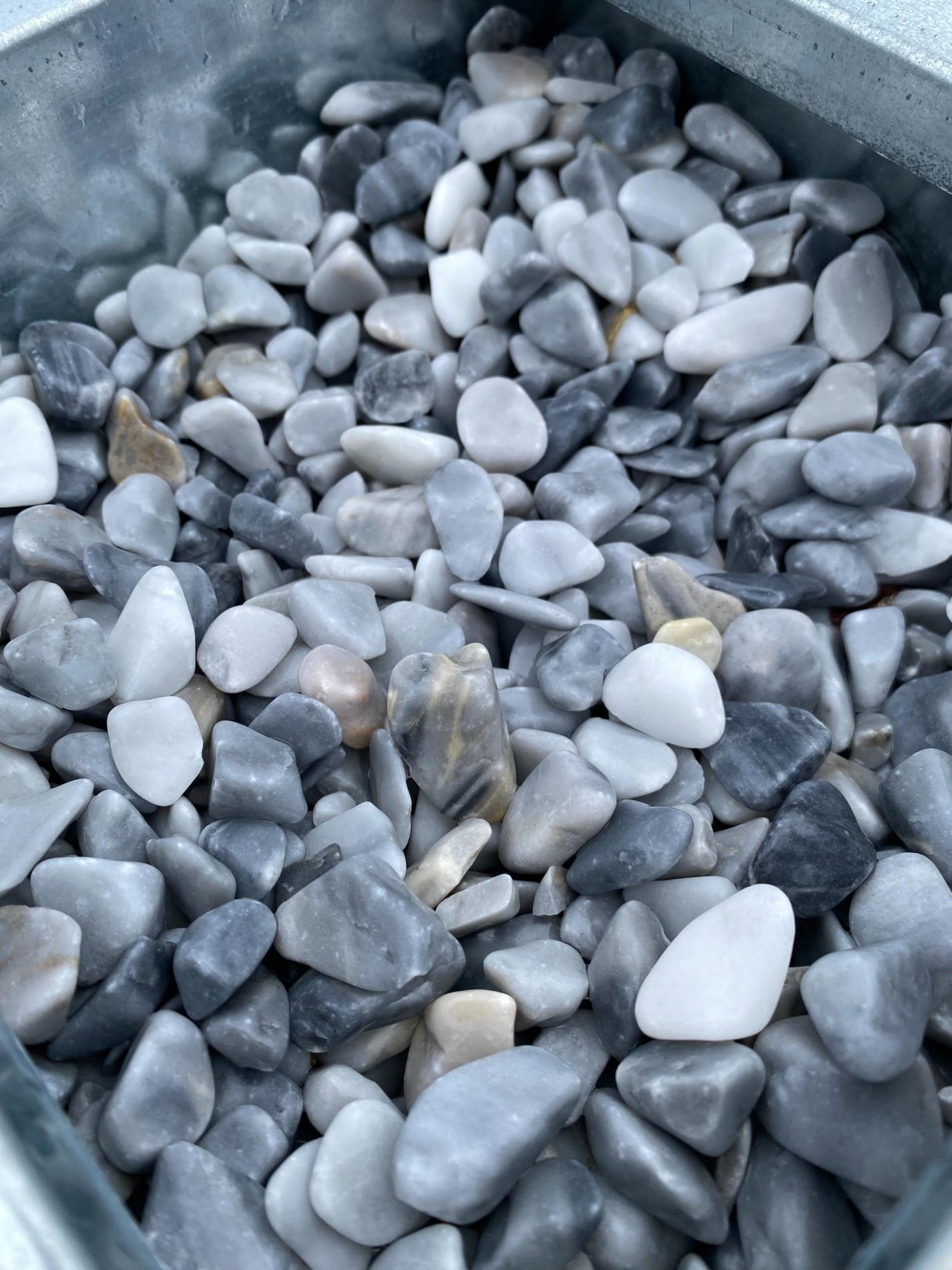 Graviers décoratifs Bleuté Roulé 7/15